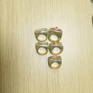 Red skin 5 set ring and box Jewelry ring, personalized ring