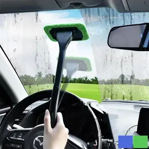 Car Windshield Cleaning Brush, Long Handle Car Window Cleaning Tool, Professional Car Cleaning Tool, Car Interior Care Supplies