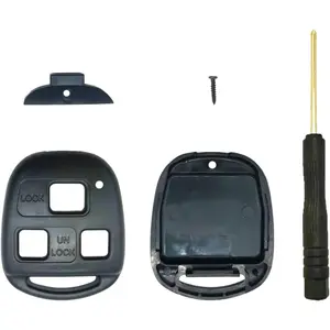 Key Fob Cover Fit for Lexus: No Chip or Battery Key Shell Replacement for Lexu RX350 RX300 IS300 GX470 RX300 GS300 ES300 ES330 RX400H LX470 LS430 SC430 Toyota FJ Cruiser Land Cruiser |   Just a Case