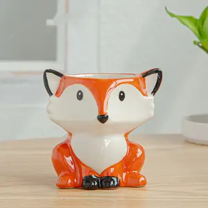 Adorable Cartoon Animal Succulent Ceramic Planter