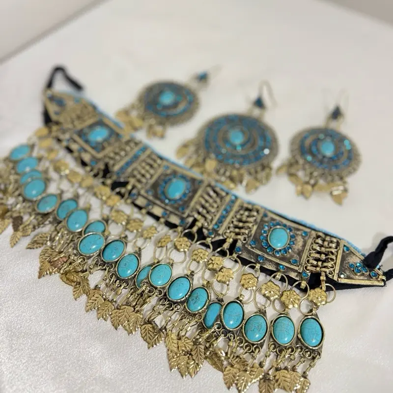 Feroza color Afghani jewlary