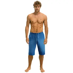 ESSENTIAL MENS SWEATSHORTS - FADED WATER