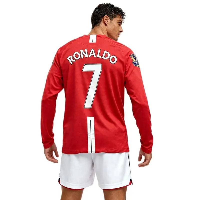 07-08 Champions League Retro Long Sleeve NO.7 Soccer Jersey