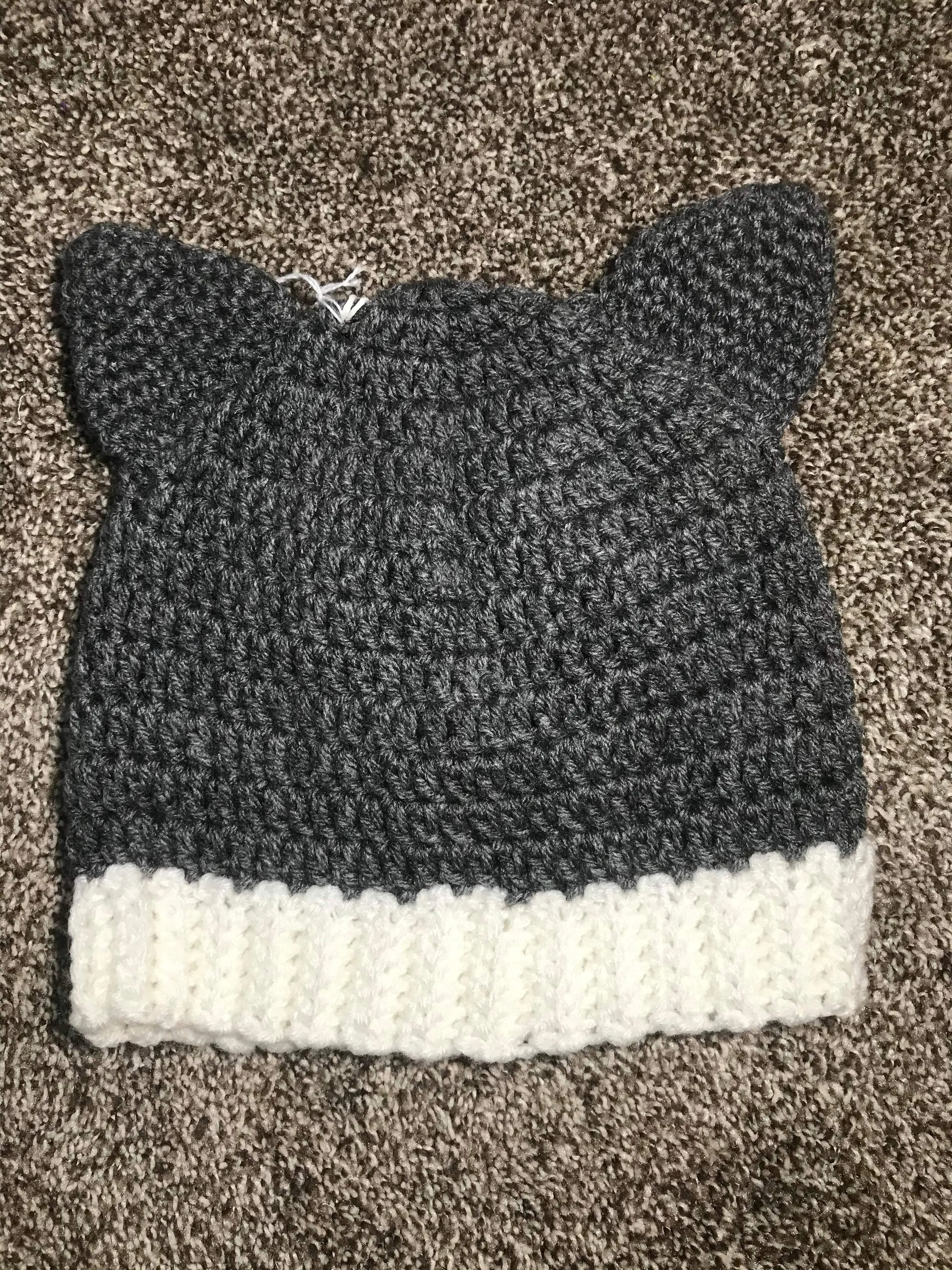 Raccoon Beanie Hat (Medium)