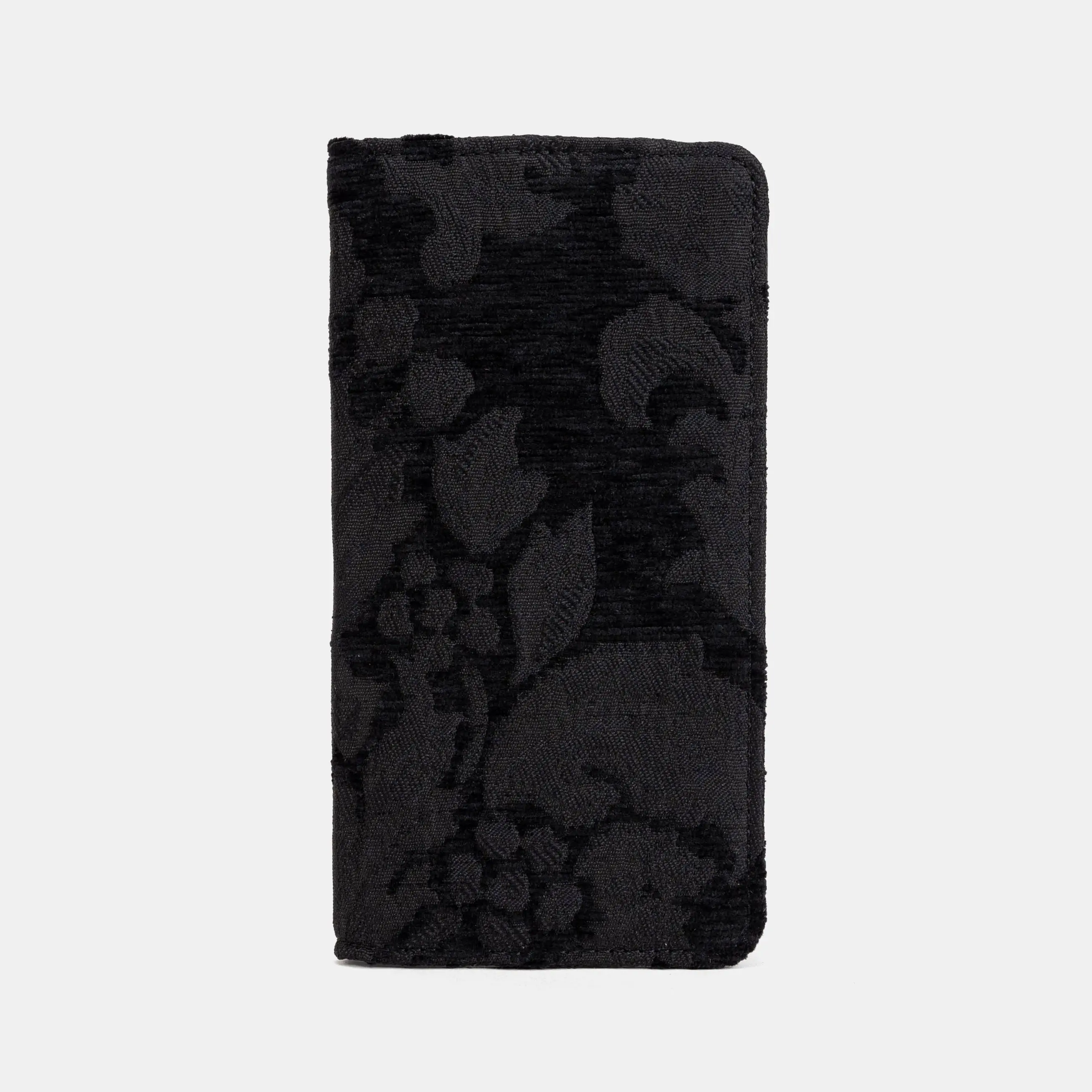 Victorian Blossom Black/Black Checkbook Cover