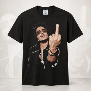 Retro Pop Singer T-Shirt, "Sunglasses Portrait Pose" Music Inspired Graphic Tee, Concert Style Gift, Gildan 5000 Heavy Cotton