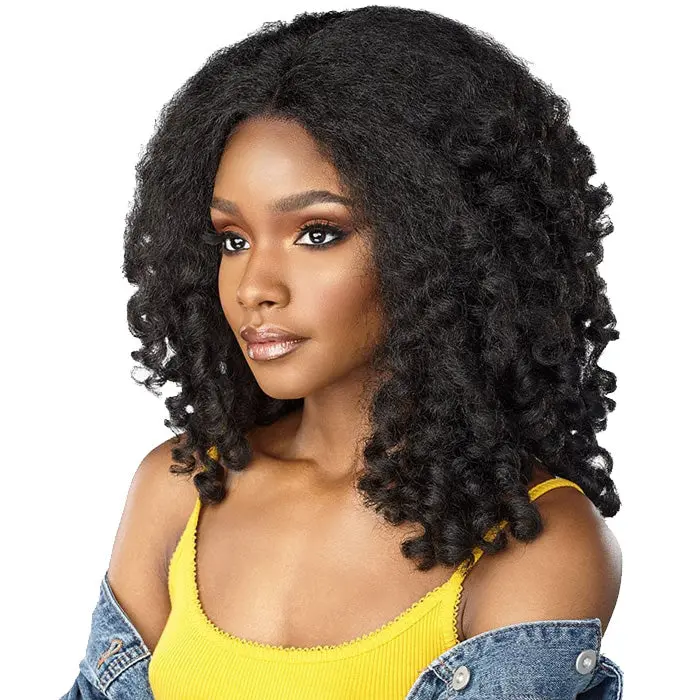 Sensationnel Empress Curls Kinks & CO Synthetic Textured Lace Front Wig - MONEY MAKER