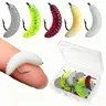 30pcs Artificial Bionic Maggot Fishing Bait, Random Color Bread Worm with Hook, Fishing Supplies for Outdoor Fishing, Fishing Accessories, Fishing Tackle