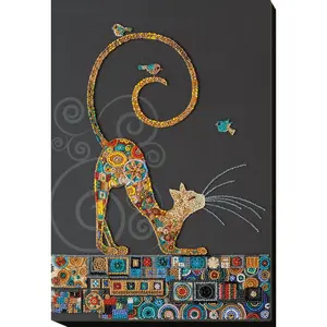 Bead Embroidery Kit - Kitty AB-791