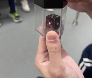 Exploding dice close-up magic props creative table white dice cup 520 Valentine's Day surprise box turns into a ring