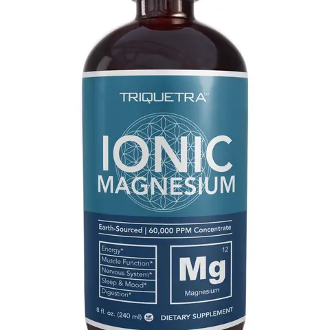 Liquid Magnesium | 8 oz – Ionic Magnesium Chloride for Fast Absorption – Supports Calm Mood, Sleep & Muscle Relief – Vegan, Glass Bottle (96 Servings) Supplement Essential