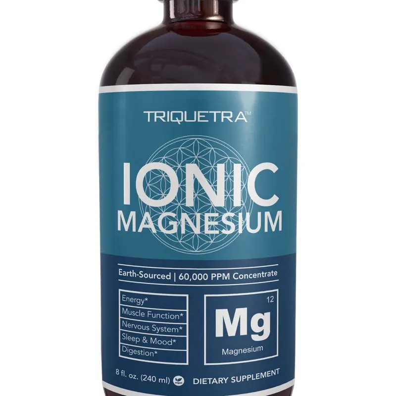 Liquid Magnesium | 8 oz – Ionic Magnesium Chloride for Fast Absorption – Supports Calm Mood, Sleep & Muscle Relief – Vegan, Glass Bottle (96 Servings) Supplement Essential