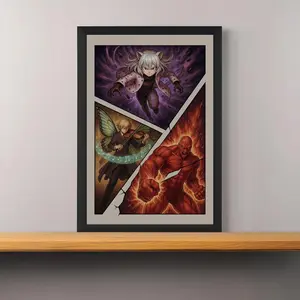 Hunter x Hunter Feitan (Neferpitou, Shaiapouf, Menthuthuyoupi): Anime Manga Wall Art Poster (Unframed-Print Only)