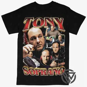 Tony Soprano T-shirt For Men Women, For Fans Unisex Casual Streetswear Top