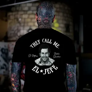 THEY CALL ME EL JEFE Print Men's Tshirt