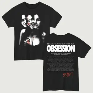 Obsession 2026 Horror Movie Merch - Premium Graphic T-Shirt Reprint - Elevate your fan collection with this high-quality Obsession 2026 horror movie