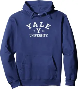 Yale Bulldogs Vintage Masters Navy Officially Licensed Pullover Hoodie