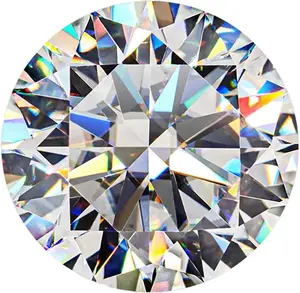 Star Fire Moissanite Loose Stone | Round Brilliant Cut Gemstones with VVS1-/D Color Clarity | Ideal for Pendants, Rings, and Stud Earrings | Sizes Available from 1.0 to 1.5 Carats
