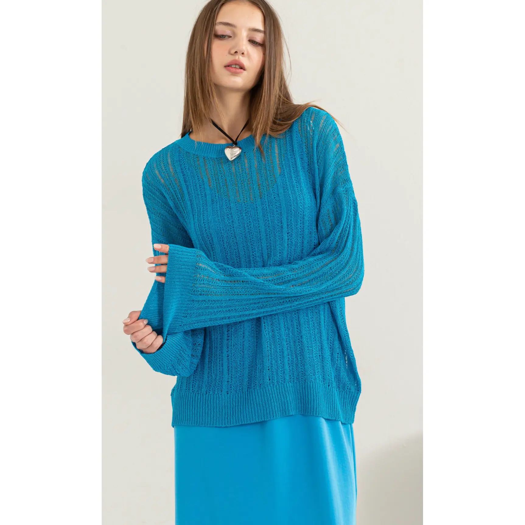 Blue hawaii sweater