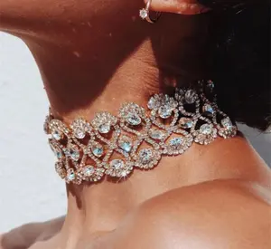 Yasmina Crystal Choker Necklace