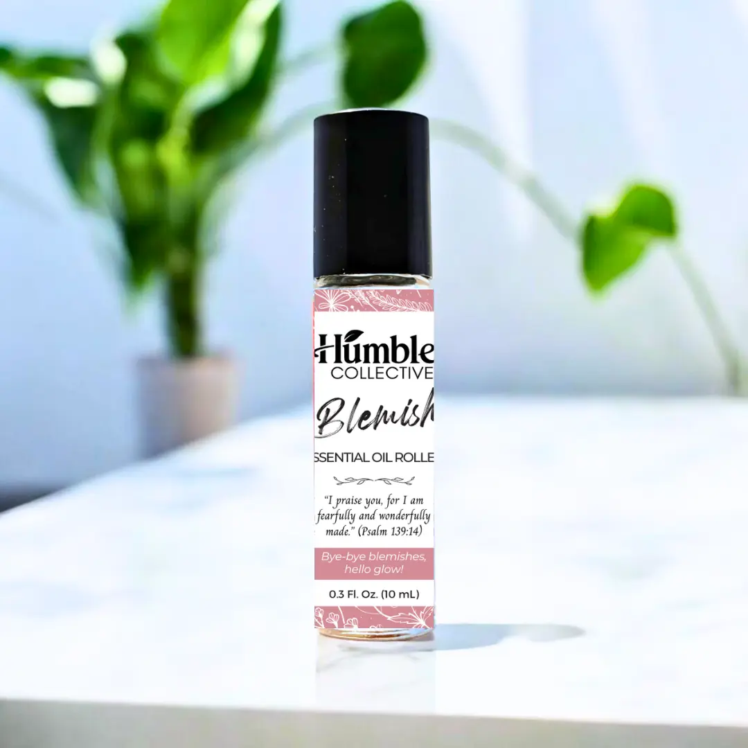 Blemish Essential Oil Roller | Jojoba, Tea Tree, Lemon Spot Roller (10 mL)