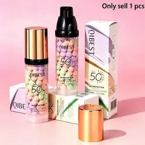 3-in-1 Color Correcting Primer SPF 50, Brightening Hydrating Oil-Control Moisturizer, Long-Lasting Makeup Base for Flawless Skin Tone