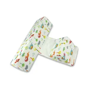 Cartoon Print Baby Shaping Pillow, Adjustable Anti-rollover Side Sleeping Support Wedge, 0-6 Months