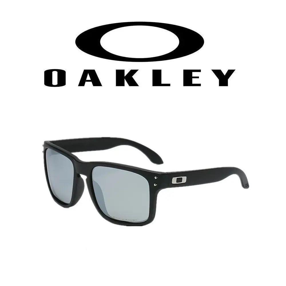 Oakley Holbrook Polarized Sunglasses for Men, Square Frame Outdoor Sports Eyewear for Driving Cycling Fishing