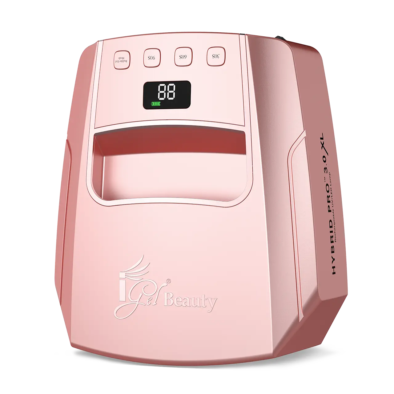 HYBRID PRO 3.0 XL Wireless Rechargeable UV/LED Lamp ROSE GOLD