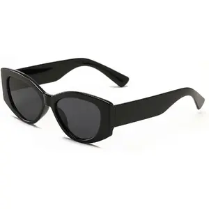 Oversize Cat Eye Sunglasses for Women Men Retro Shades Trendy Summer Eyewear