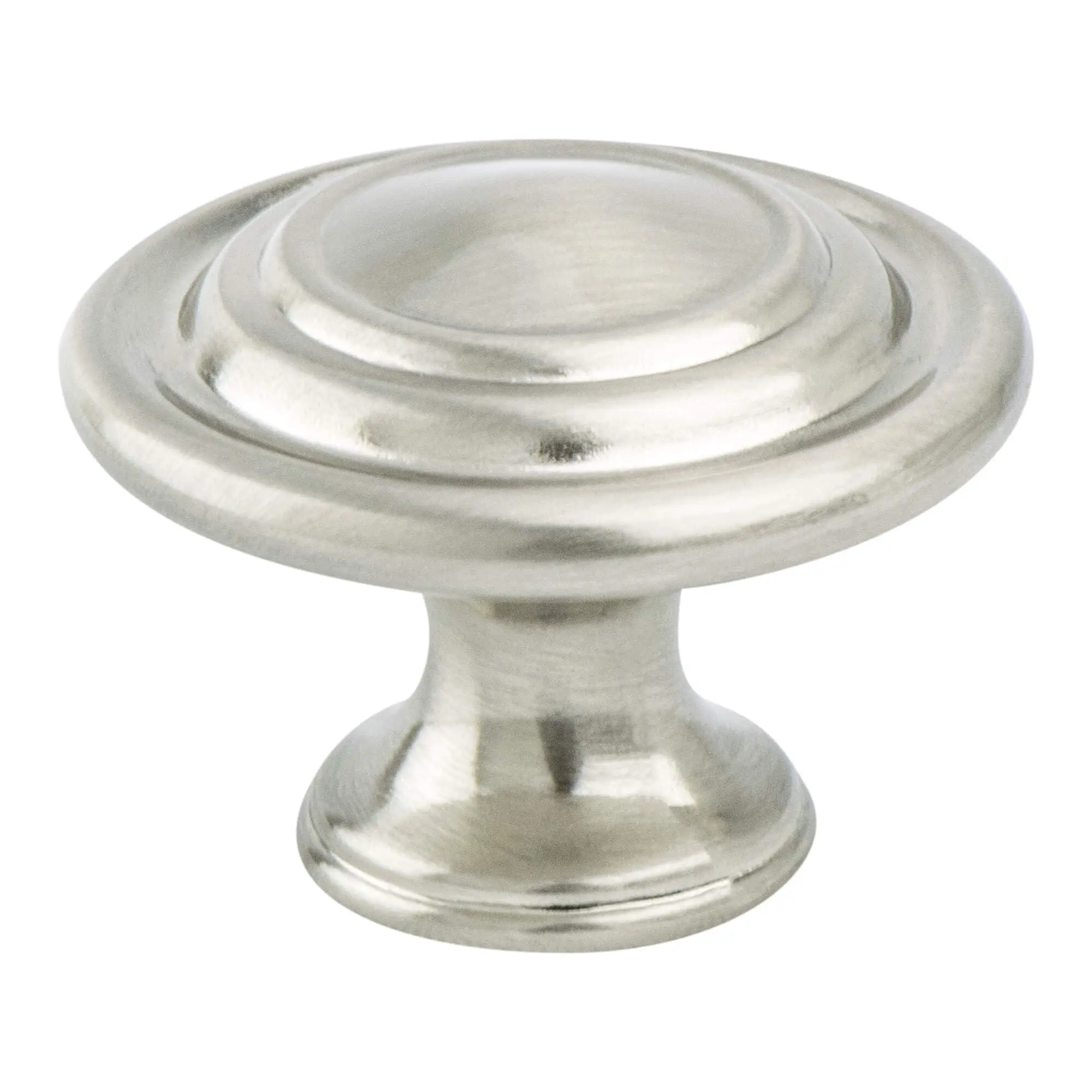 Berenson 0931-1BPN-P Advantage Plus 4-Handle Metal Bolt-On Doorknob, 1.312 in. Dia., Brushed Nickel Finish, Bolt-On Doorknobs