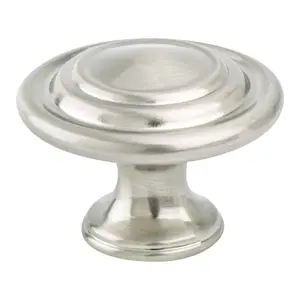 Berenson 0931-1BPN-P Advantage Plus 4 Decorative Handles Doorknobs, 1.312 in. Dia. Handle Doorknobs with Brushed Nickel Finish