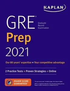 USED-GRE Prep 2021: 2 Practice Tests + Proven Strategies + Online by Kaplan Test Prep (Paperback)
