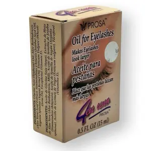 PROSA 4-1 oil treatment to grow and lengthen eylashes Makeup Mascara / (4 en 1 uno aceite para crecer y alargar pestanas)