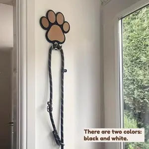 PrimPick Fashionable wooden claw print wall hooks - polished, handcrafted towels and hangers, suitable for bedroom and bathroom decoration, Wall Mounted Hanger