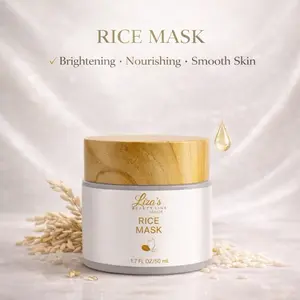 Liza’s Beauty Line Rice Face Mask - Brightening Nourishing Smooth Skin 1.7 FL OZ 50 mL