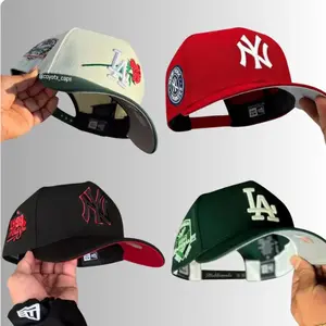 MLB Style LA NY Snapback Baseball Cap, Adjustable Streetwear Hat for Men Women, Retro Vintage Sport Trucker Cap, Urban Fashion 2026