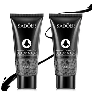 Bamboo Charcoal Black Head Remover Cream Blackheads Mask, Nose Pores Purifying Peel Off Mask，Blackheads Removing Cream Peel Off Mask