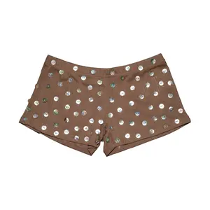 Button Pointelle Shorts