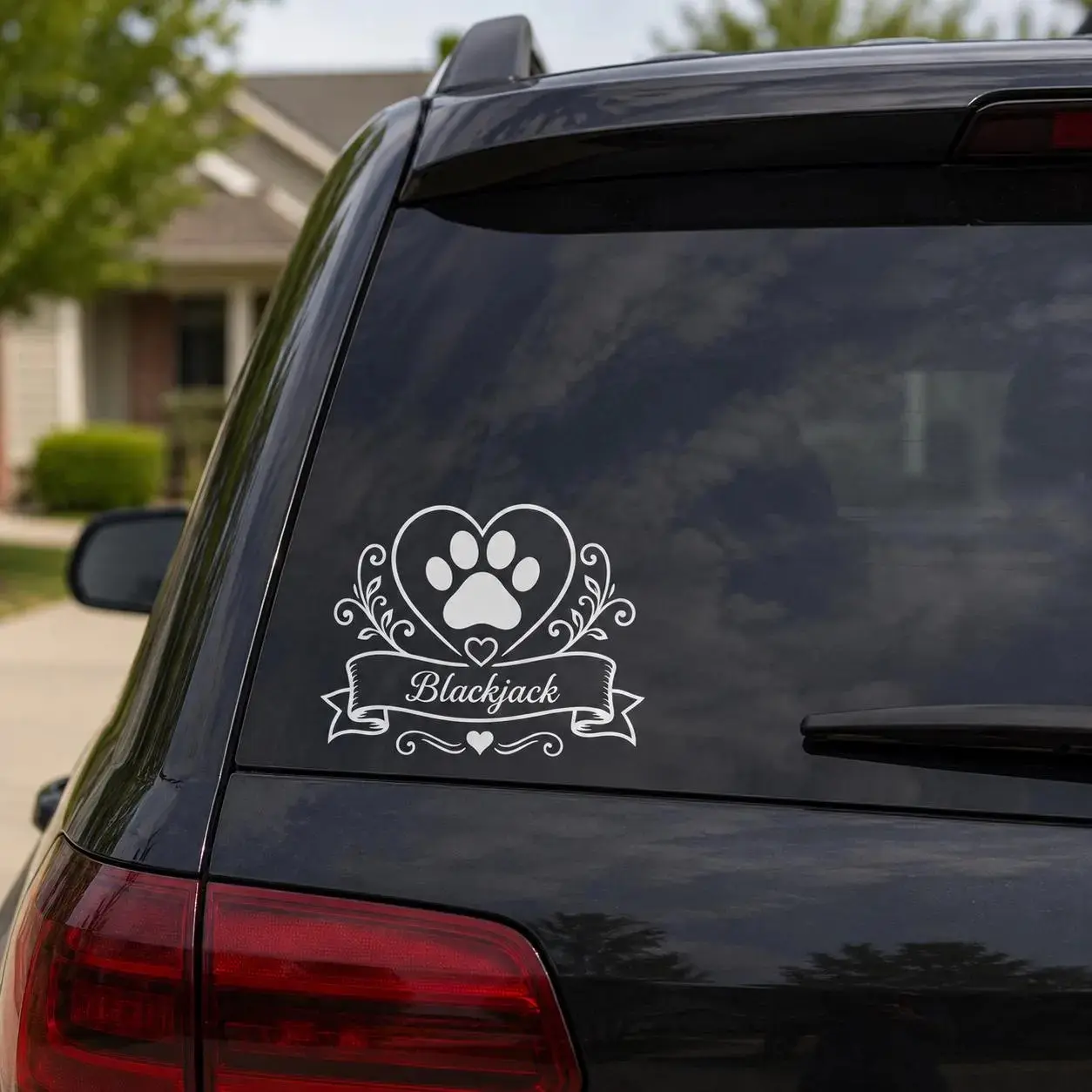Personalized Memorial Vinyl Decal - Car Window Sticker for Deceased Loved Ones, Automotive Exterior Accessory