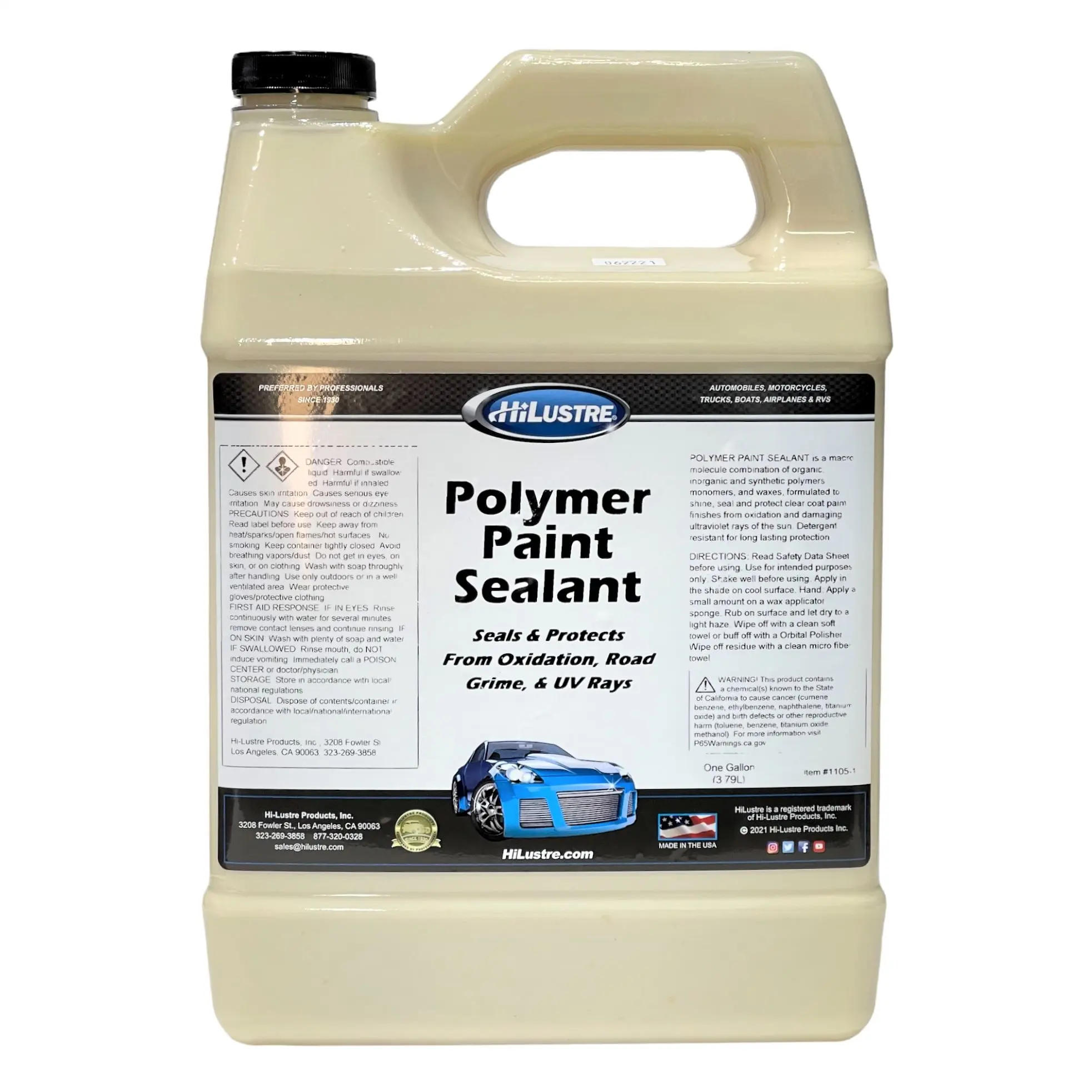 HiLustre® Polymer Paint Sealant HiLustre® Polymer Paint Sealant