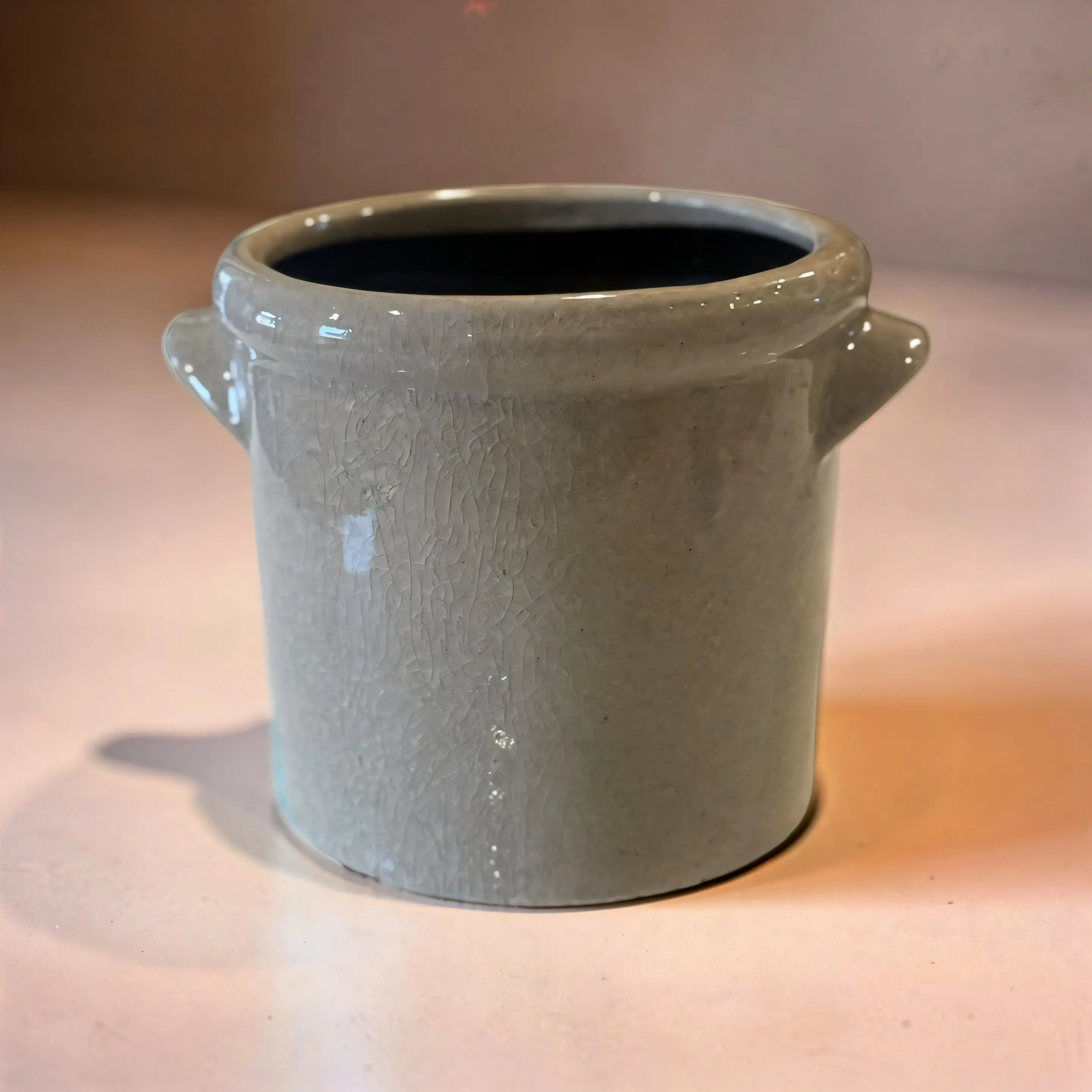 Two Handle Ceramic Crock Two Handle Ceramic Crock