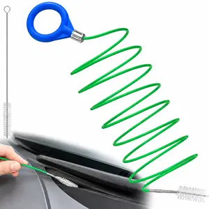 Extra-Long Flexible Car Sunroof Drain Brush (1PC), for All Models Windshield Drain Hole Cleaning, Household Auto Care Gadget, 197 Inches Reach Deep Pipeline Rain Season Essential Tool, Bendable Shaft