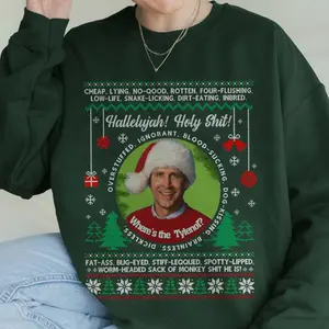 National Lampoon's Christmas Vacation Hallelujah Shirt, Clark Griswold Christmas Vacation Shirt, Christmas 2025 Sweatshirt Christmas Gift