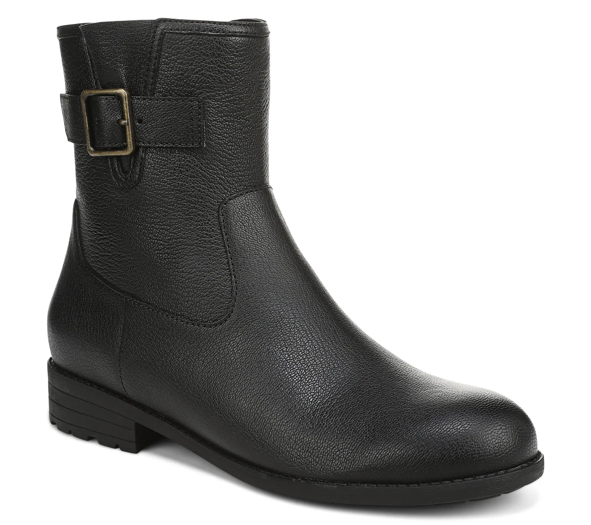 Vionic Leather Buckle Detail Boots - Jill