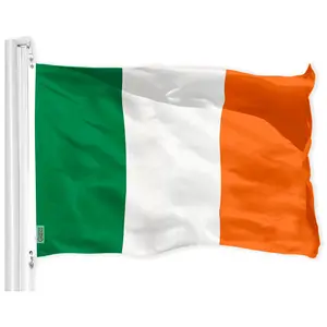 Ireland (Irish) Flag 150D Printed Polyester 3x5 Ft