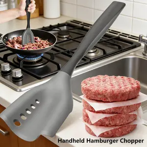 Meat Shredder,Non-Stick Meat Chopper, Hamburger Handheld Chopper,Cooking Spoon ,Heat-Resistant Kitchen Cooking Tool, Ground Beef Masher, Hamburger Meat Crusher, Easily Chop and Break Up Ground Beef, Kitchen Utensils Tools, Stir, Scoop & Scrape