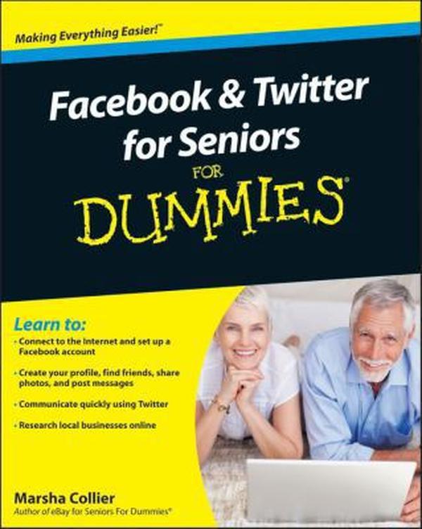 USED-Facebook & Twitter for Seniors for Dummies by Marsha Collier (Paperback)
