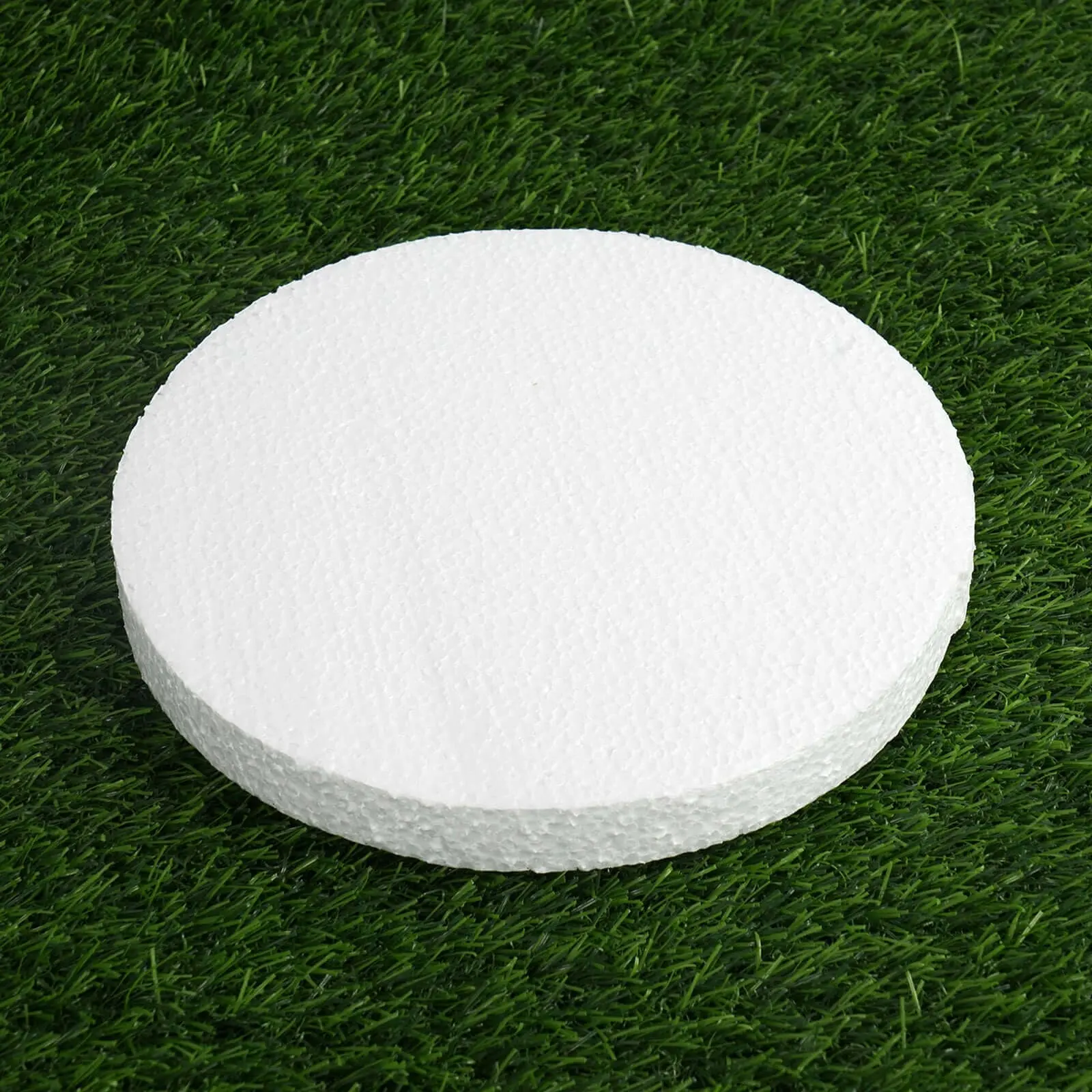 12-Pack 8" White StyroFoam Discs, DIY Polystyrene Foam Craft Supplies for DIY Craft Decor, Handicraft Projects