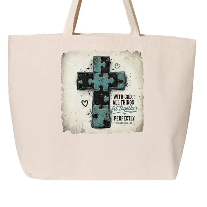 CROSS PUZZLE TOTE